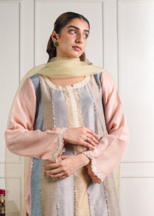 Stripe Kurta and Trouser set