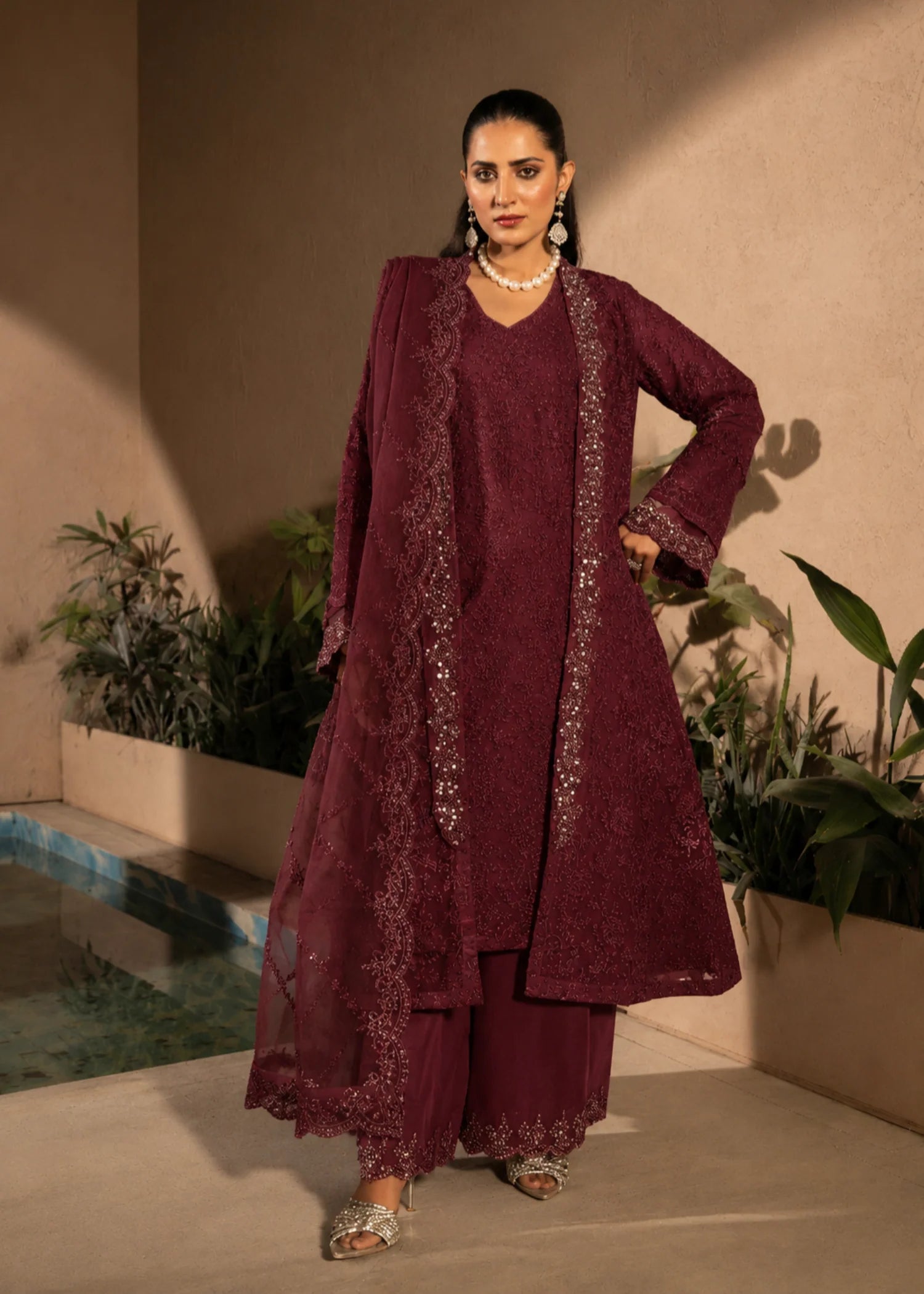 STYLE CODE : 198 -MAROON