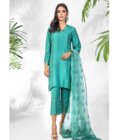 Teal Rawsilk suit