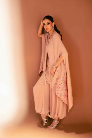 Blush Beige Poncho