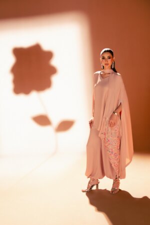 Blush Beige Poncho