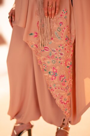 Blush Beige Poncho