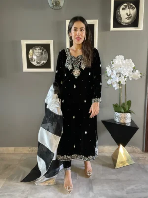 ELLA SHIRT WITH PANTS & DUPATTA AA-00612