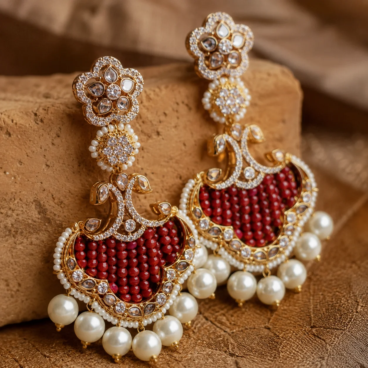Ruby Earrings - JBB1033ER - Image 3