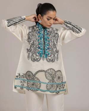 Soha Monochrome - Peacock Top